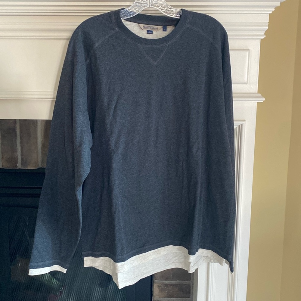 Men True Measure Two Tee Long Sleeve Shirt in Size XL. NWOT